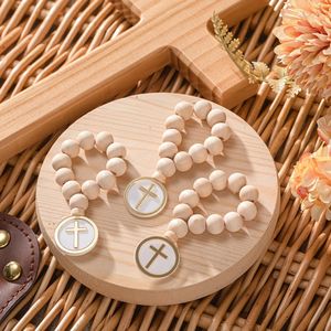 Polished Wooden Rosary <strong>Cards</strong> and Pine Box Favors Laser Art Style <strong>Baptism</strong> First Communion Baby Shower Gifts for Girls and Boys - Product Image 5