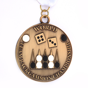 Medalla de Bronce Grabada Personalizada, Logotipo, Color, Tamaño, Personalizable, Pulida, Impresión 3D, Medallón Profesional, Fabricación por Moldeo a Presión OEM - Product Image 3