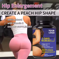 Capsules d'élargissement des fesses de marque privée Capsules d'élargissement des fesses abondantes et raffermissantes d'élargissement des hanches