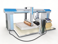 Machine d'essai de roulage de matelas / Équipement d'essai de compression des bords de matelas / Testeur de fermeté et de déformation de matelas ASTM F1566