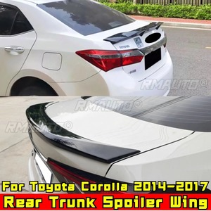 For Toyota Corolla 2014-2017 Rear Roof Spoiler Rear <b>Trunk</b> Spoiler Wing Rear Wing Rear Roof Wing Body Kit Car Accessories - Product Image 4