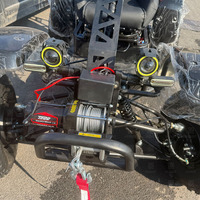 Quad utilitaire électrique tout-terrain, quad électrique robuste avec commande de treuil