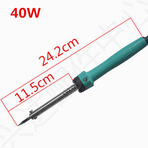 Fer à souder Shiyi Sy-L 60W à chauffage externe, outil de réparation avec poignée en caoutchouc, 220V 240V monophasé, longueur 18cm 25cm - Product Image 4