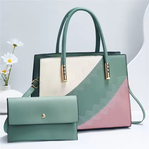 Nuevo Bolso de Gran Capacidad con Bloques de Color a la Moda para Madre e Hija, Bolso de Hombro Diagonal Atmosférico para Mujer - Product Image 6