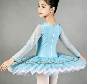 Costume de ballet professionnel, tutu classique de ballerine, tutu de scène pour enfant, fille, adulte, princesse, tenue de danse - Product Image 3