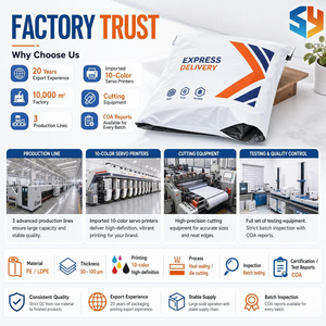 ซองไปรษณีย์พลาสติกย่อยสลายได้ พิมพ์โลโก้ได้ สำหรับจัดส่งเสื้อผ้า - Product Image 5