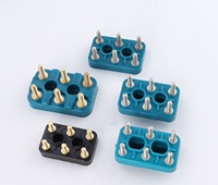 Bloque de Terminales para Motor ASHAN TB06212, Barra de Latón M5 de 56*36 mm, Tablero de Terminales para Motor Trifásico Industrial, Cableado de 5~10 AWG
