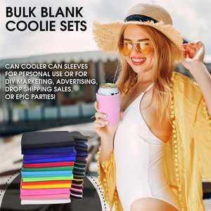 Custom <b>Drink</b> Holder Can <b>Cooler</b> Sleeves Beer Soda Can Cover Soft Neoprene <b>Drink</b> Insulated Sleeves Collapsible <b>Coolers</b> for Events - Product Image 2