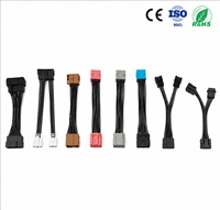 Arnés de cableado electrónico personalizado de fábrica, conector Molex, cable divisor en Y, ensamblaje automotriz, extensión macho-hembra