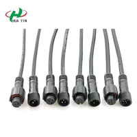 Connecteur miniature mâle-femelle en laiton étanche IP67 à 5 broches pour éclairage extérieur, système de panneaux solaires LED, signal
