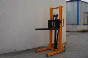 小型パレットスタッカー中国からの安価な手動油圧スタッカーパレットスタッカー - Product Image 3