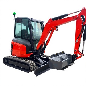 Excavatrice sur chenilles Kubota U27 d'origine japonaise, mini-pelle Kubota U27-4, cabine fermée, excavatrice hydraulique 2,7 tonnes, U27, U27-5 - Product Image 1