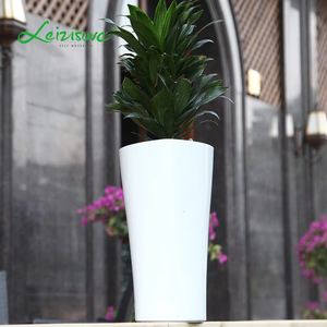 Pots à fleurs artificielles <span class=keywords><strong>de</strong></span> haute qualité, petits pots décoratifs en plastique pour le jardin et la maison, design moderne, usage quotidien - Product Image 4