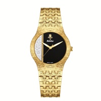Montre à quartz pour femme avec cadran ciel étoilé - Boîtier et bracelet en alliage, montre analogique étanche pour usage quotidien