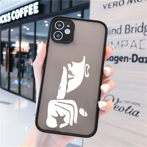 Custodia per telefono cellulare con testo di ispirazione di lusso per <span class=keywords><strong>iPhone</strong></span> 14 Pro Max antiurto finitura opaca TPU PC TPU - Product Image 4