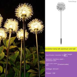 Outdoor IP65 Waterproof DC LED Lawn Lamp Garden & Courtyard Landscape <b>Lighting</b> Dandelion Floor <b>Plug</b>-in <b>Christmas</b> Lamp - Product Image 4