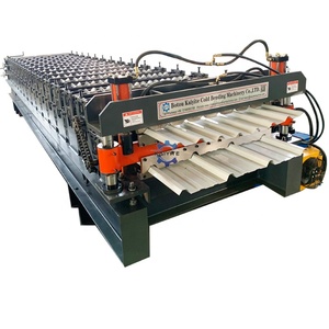 Machine de formation de rouleau de Calamine de feuille de toiture <span class=keywords><strong>R101</strong></span> et Tr4 à Double couche à vendre - Product Image 1