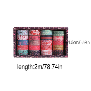 Venta al por mayor Día de San Valentín Kawaii <span class=keywords><strong>Washi</strong></span> <span class=keywords><strong>Tape</strong></span> hecho a mano Diy pegatinas decorativas para álbum de recortes amor lindo <span class=keywords><strong>Washi</strong></span> <span class=keywords><strong>Tape</strong></span> - Product Image 2