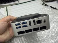 Mini desktopcomputer AMD Ryzen 6600H LPDDR5 RAM NVMe SSD Triple Monitor Mini PC Windows 11 Pro/Linux voor thuis/zakelijk/gaming