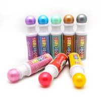 Stylos marqueurs à points scintillants personnalisés pour enfants, non toxiques, lavables, 8 couleurs, pour bingo et papeterie