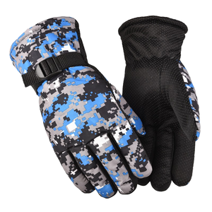 Custom Winter Ski <b>Gloves</b> <b>Touchscreen</b> Quick Dry Outdoor Wrist Length Polyester Cotton Thermal Tactical Driving <b>Gloves</b> - Product Image 1