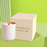 Caja de Cartón Biodegradable para Frascos de Velas, Exhibición Minorista, Caja de Papel para Frascos de Miel y Alimentos