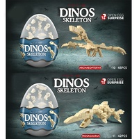 Bloques de construcción de dinosaurios, minijuegos de bloques de construcción, figuras, bloques de construcción, juguetes para niños