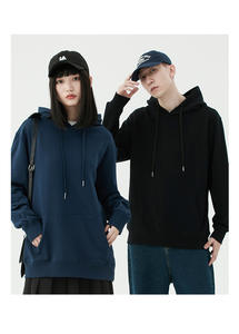 300gsm Heavyweight Terry 100%cotton <b>American</b> Style Lazy Loose Thin Regular Shoulder Pullover <b>Hoodies</b> for Men. - Product Image 6