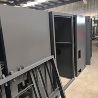 Armoire de rangement en acier inoxydable épaissi sur mesure, traitement de surface chromé/peinture en poudre pour usage industriel, fabriqué en Chine