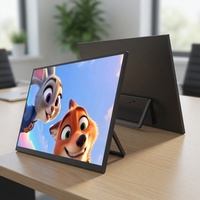 Kabelloser Tragbarer Erweiterter Bildschirm 23,8 Zoll 1080P HDMI Typ-C Eingebauter Lautsprecher Integrierter Ständer Zweitmonitor für Laptop