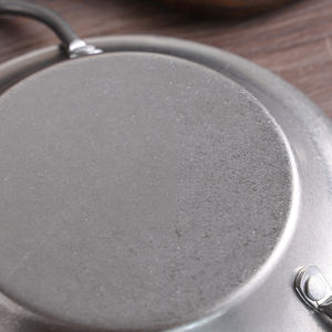 Ustensiles de cuisine créatifs Style industriel rétro double oreille Assiette de fruits de mer espagnole <span class=keywords><strong>Casserole</strong></span> de homard Ménage marmite sèche en acier inoxydable - Product Image 5