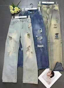 Surplus de Vêtements : Jeans <span class=keywords><strong>D</strong></span>échirés Droits en Coton et Denim pour Hommes et Femmes, Marques de Mode, Prix Bas - Product Image 3