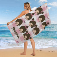 New Cotton Summer Novelty Printed Beach Towel-Super Soft & Quick-Dry Eco-Friendly