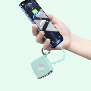 2025 Túi xách tay ngân hàng điện cung cấp 5000mAh Mặt dây chuyền Mini Móc Chìa Khóa Du Lịch khẩn cấp Powerbank với dây cáp - Product Image 1