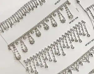 DIY AB Rhinestone Cup Chain accessoires de couture robe strass cristal strass applique strass chaîne