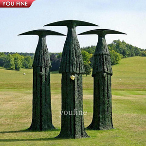 YOUFINE - Estatua de Mujer Abstracta de Bronce, Escultura Moderna de Mujer con Sombrero de <span class=keywords><strong>Philip</strong></span> Jackson para Decoración de Jardín de Villa y Plaza de Hotel - Product Image 3