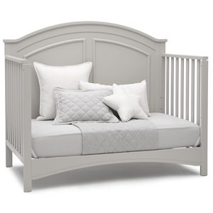 Cuna Convertible 6 en 1 con <span class=keywords><strong>Cambiador</strong></span>, Compatible con Colchón de Cuna Estándar, Se Convierte en Cama para Niños Pequeños y Cama Matrimonial - Product Image 3