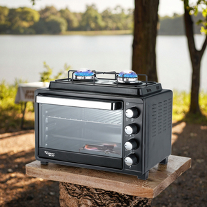 Nouveau <span class=keywords><strong>four</strong></span> à <span class=keywords><strong>gaz</strong></span> GPL 45L avec logo personnalisé créatif - Utilisation commerciale extérieure multifonctionnelle, durable, en acier inoxydable, pour cuire des pommes de terre et du poulet - Product Image 2