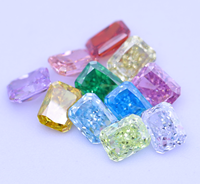 JiangTong Grosir Batu Zirkonia Kubik CZ Berkualitas Tinggi Berbagai Warna OCT Cushion Crushed Ice Cut Loose Cubic Zirconia CZ Gems Loose Stone