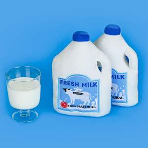 Stock <span class=keywords><strong>Instagram</strong></span> corea latte fresco giocattolo anello di carta BB chiamato peluche per animali domestici cibo nascosto giocattolo per cani - Product Image 5