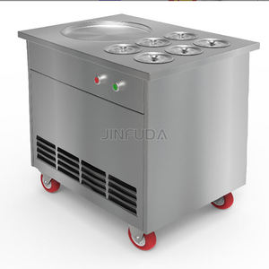 Máquina comercial de rollo de helado frito, nueva Mesin Ais Krim Goreng usada <span class=keywords><strong>para</strong></span> restaurantes <span class=keywords><strong>que</strong></span> sirven ingredientes de agua de leche de frutas - Product Image 6