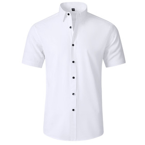 Camicie da Uomo S-8XL, Nuove Camicie Eleganti a Maniche Lunghe, Slim Fit, Casual, Nere e Bianche, Abbigliamento Maschile Sociale - Product Image 6