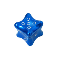 Jeu de dés de jeu en aluminium, laiton, titane, acier inoxydable, métal, fabrication sur mesure