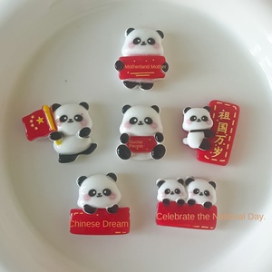 Ngày Quốc Khánh <span class=keywords><strong>Panda</strong></span> nhựa Phụ kiện tự làm kem keo kẹp tóc điện thoại di động vỏ tủ lạnh Sticker xe Trung Quốc năm mới - Product Image 3