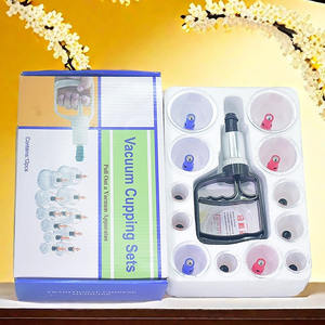 Ensemble professionnel de ventouses à vide 6/12/18 coupes, outil de <span class=keywords><strong>massage</strong></span> en plastique pour la thérapie, l'amincissement corporel et la détoxification - Product Image 4