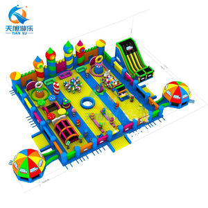 Parc d'attractions <span class=keywords><strong>gonflable</strong></span> mobile en PVC personnalisé pour enfants parc d'attractions mobile avec ventilateur pour <span class=keywords><strong>aire</strong></span> <span class=keywords><strong>de</strong></span> <span class=keywords><strong>jeux</strong></span> <span class=keywords><strong>gonflable</strong></span> <span class=keywords><strong>de</strong></span> fête - Product Image 4