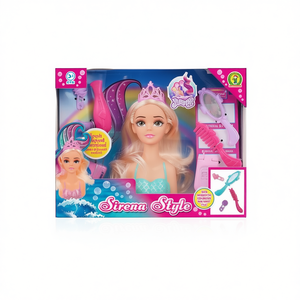 Sirena Style Mermaid <b>Doll</b> With Accessories 19x25x6 Cm Fashion Toy For Kids - Product Image 2