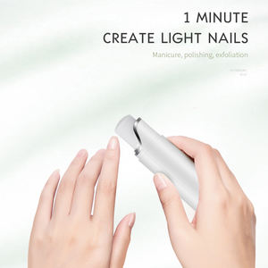 Kit de perceuse à ongles électrique 7 en 1, polisseuse à ongles professionnelle portable rechargeable, chargement USB, 3 vitesses, batterie 500mAh, 5 têtes pour - Product Image 5