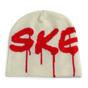 Hk34 Tùy Chỉnh Unisex Tất Cả Các Hơn Jacquard Ngoài Trời Mùa Đông Ấm Áp Đan <span class=keywords><strong>Beanie</strong></span> Hat Acrylic Biểu Tượng Tùy Chỉnh Beanies - Product Image 6