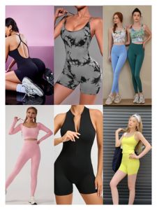 เสื้อผ้าสตรีลดราคาแบบผสมผสานเสื้อผ้าโยคะสไตล์สปอร์ตและอินเทรนด์หลากหลายมีจำหน่ายในราคาปัจจุบัน - Product Image 3